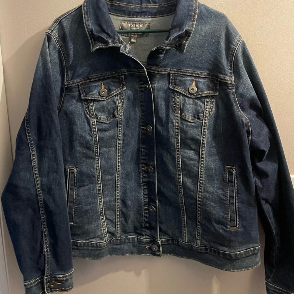 Torrid Dark Blue Denim Jacket